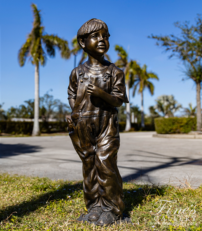 Bronze Fountains  - Boy With Frog In Pocket - BF-750